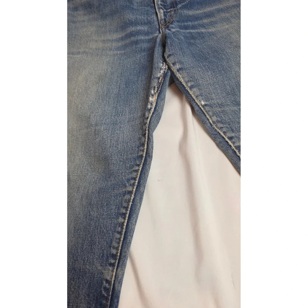 Vintage Levis 505 Jeans 30x31 Medium Wash Straight Leg Denim Made in USA 1980